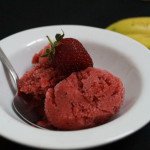 Strawberry & Banana Ice Cream, 3 simple ingredients for a bowl full of vegan deliciousness.