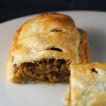 Lentil and Black Olive Pastry Slice, the ultimate comfort food.