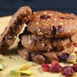 Cranberry & Pistachio Chocolate Cookies