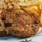 Portobello Mushroom & Sun Dried Tomato Burgers