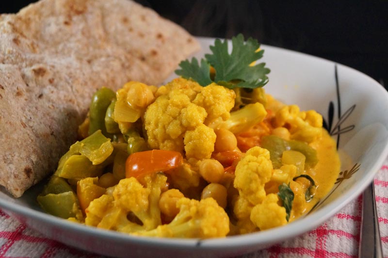 Goan Vegetable Curry with Spiced Chapatis | MY INSPIRATION