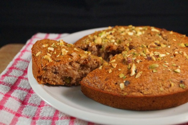 Pineapple & Coconut Cake topped with Chopped Pistachios | MY INSPIRATION