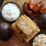 Tropical Passion Fruit and Coconut Energy Bars, the perfect “pick me up”