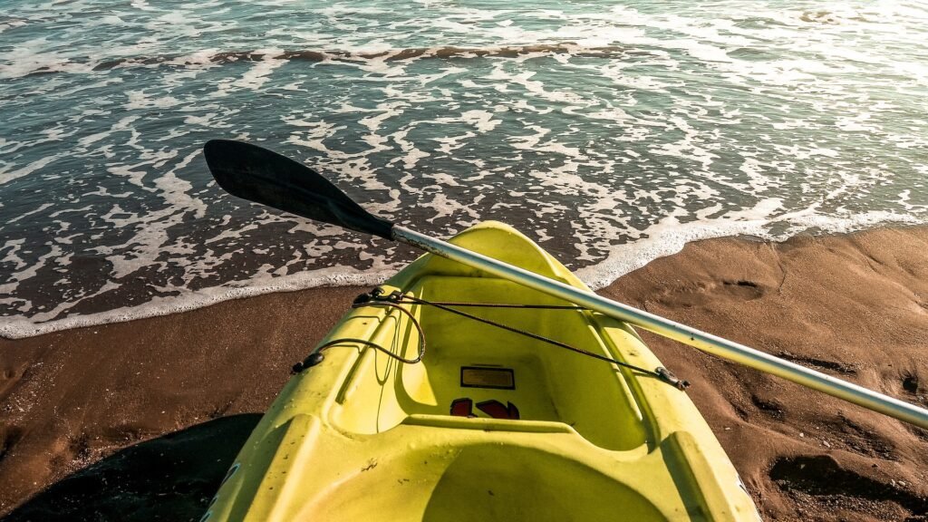 A Big Scaredy Cat, On A Kayak, In The North Sea